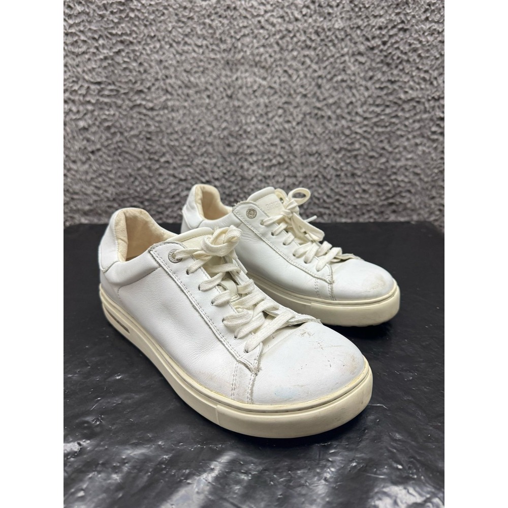 Birkenstock Bend Low Natural Leather White Lace Up Mens Size 39 EU Regular‎